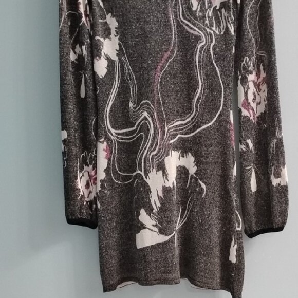 NWT Bebe Black and Pink Long Sleeve Dress Size Small - Picture 6 of 6